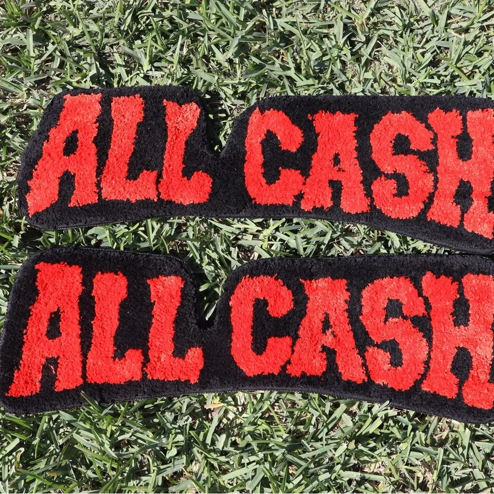 Black and Red Door Mat
